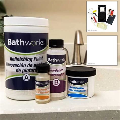 Bathworks bathtub refinishing kit. Things To Know About Bathworks bathtub refinishing kit. 