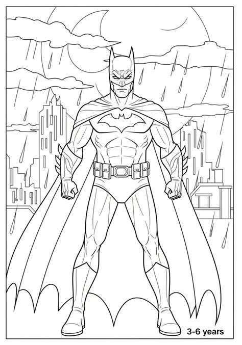Batman Adult Coloring Book