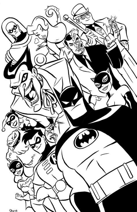 Batman Animated Series Coloring Pages Batman Coloring Pages