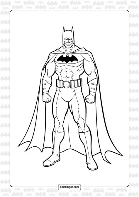 Batman Coloring Pages To Prin