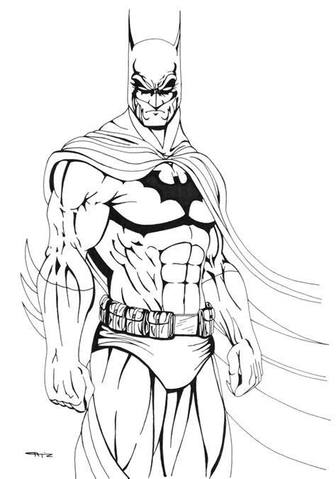 Batman Coloring Paper