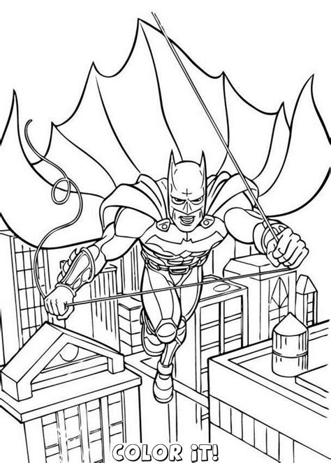 Batman Coloring Shee