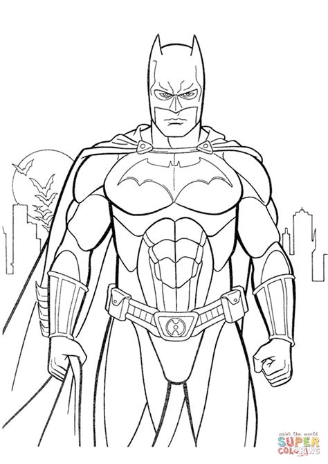 Batman Colouring Pages Printable