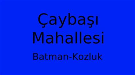 Batman Kozluk Caybasi Mahallesi terapi halı yıkama