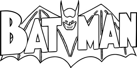 Batman Logo Coloring Pages