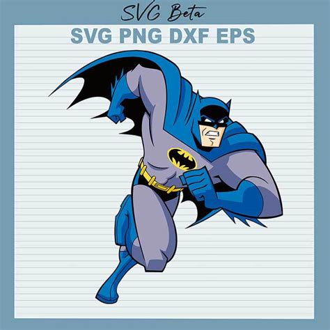 Batman SVG, Bat Man, Superman Superhero PNG DXF Cut File - High Quality SVG