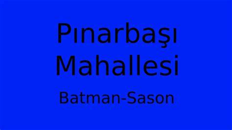 Batman Sason Pinarbasi Mahallesi terapi halı yıkama