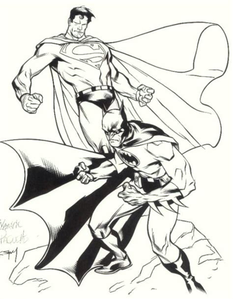 Batman Vs Superman Coloring Pages
