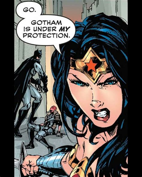 Batman and wonder woman fanfiction. Queen Hippolyta led the two heroes to the end of the middle table; she sat down in her chair and had Diana sit on her right and Bruce sit on her left. After a short while the entire dining hall started getting full with woman of all races, in a few minutes almost all 400 women had entered the hall and had taken a seat. 