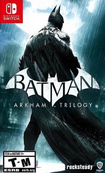 Batman arkham trilogy switch. The Batman: Arkham Trilogy packages together three incredible games spanning two console generations and six years of evolving metroidvania sandbox design. Since we’re not getting a new one any ... 