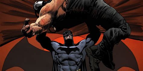 Batman beats bane.  Even with only Over the course of his ongoing battle...