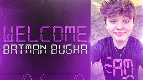 Batman bugha. About . Professional e-sports competitor who is recognized for having been the winner of the 2019 Fortnite World Cup championship. He was a member of the Sentinels e-sports organization and also live streamed on Twitch where he amassed more than 5 million followers. 
