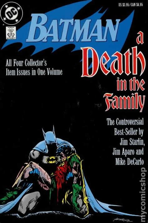 Batman death in the family comic. Apr 13, 2021 · Jim Starlin is the acclaimed author of classic graphic novels including, for DC Comics, Cosmic Odyssey and Batman: A Death in the Family, as well as the 1982 Marvel graphic novel The Death of Captain Marvel. His other works include the space operas Warlock and Dreadstar. 