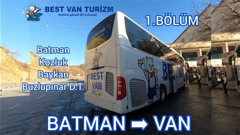 Batman van otobüs fiyatları