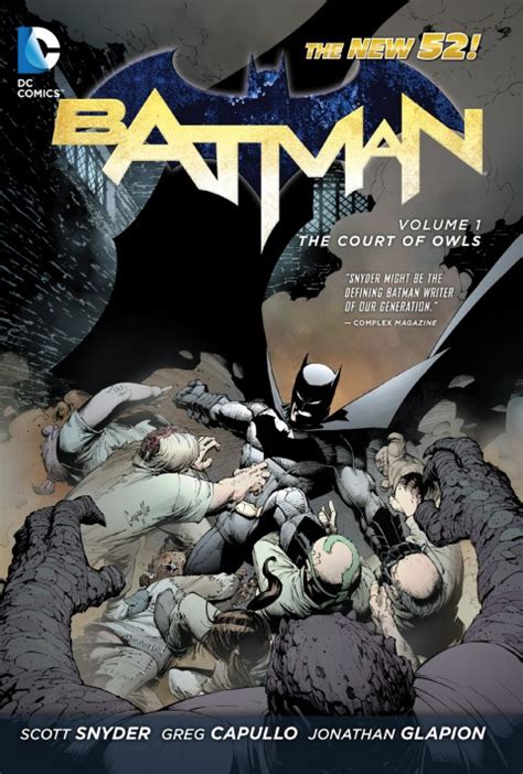 Read Online Batman Vol 1 The Court Of Owls By Scott Snyder