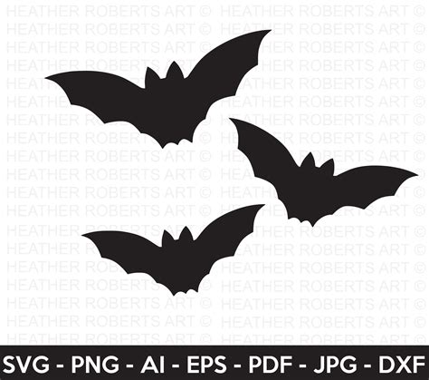 Bats Svg - Etsy