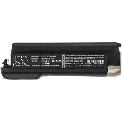 Battery for Zebra WT6000,WT60A0,RS6000 Replacement for P/N …