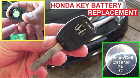 Simple technique to change the CR2032 battery in any Honda key fob remote. Works for all Honda key fobs - Civic, Accord, Fit, Pilot, Odyssey, CRV, Clarity, I...