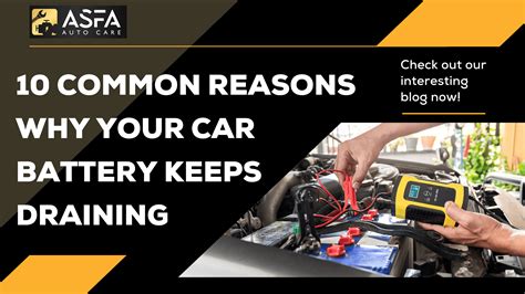 Battery keeps draining when car is off