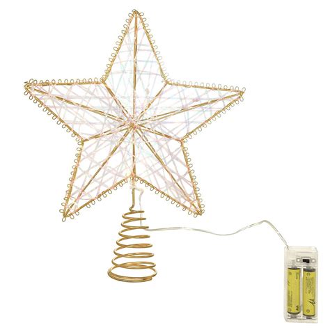 Battery operated star tree topper.  Fast shipping and buyer protection.  Battery ...