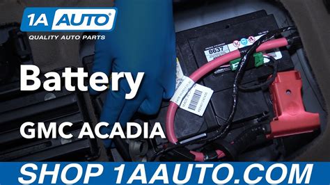 Replacing a battery in a 2018 gmc acadia. 