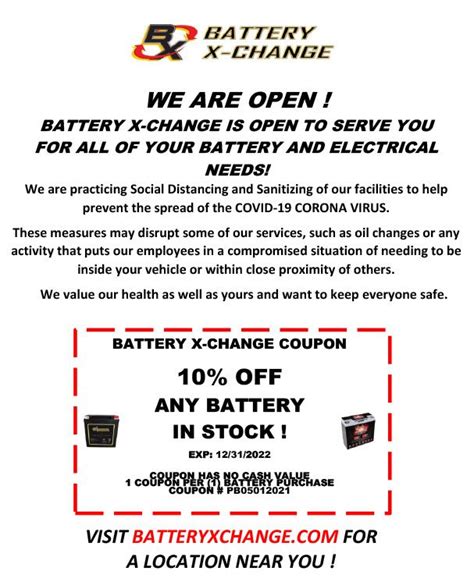 Battery x change. Battery X-Change is a trusted provider of high-quality batteries, offering a wide range of products for various applications such as automotive, marine, industrial, and recreational vehicles. With over 20 years of experience and expertise in the battery industry, they are dedicated to delivering the best battery solutions to their customers ... 