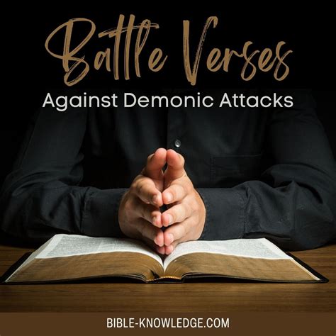 Battle Verses To Use Against Demonic Spirits - Bible Knowledge