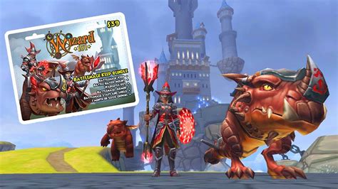 Wizard101™ is an elaborate virtual world of magic come to life. Redeem this code to receive a bundle of exclusive Battlemage-themed items PLUS 1-month unlimited game access or 5000 Crowns to purchase other magical items or premium zones.. 