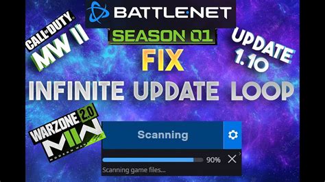 Battlenet scan and repair loop. Can't access Warzone or Cold War because it's stuck in an "Update", or "Scanning" loop? This video shows you 2 methods of fixing it, the second being the mos... 