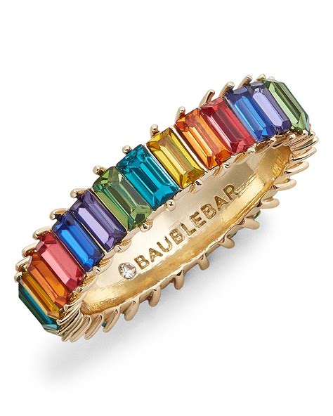Bauble bar. Add a splash of color and texture to any ensemble instantly with this beaded number. The Gianna Bracelet takes everything you love about a beaded bracelet but elevates it to fit in seamlessly with your wrist stack. Translucent semi-precious stone beads alternate with gold discs, creating a stacking bracelet you won't take off all season. 