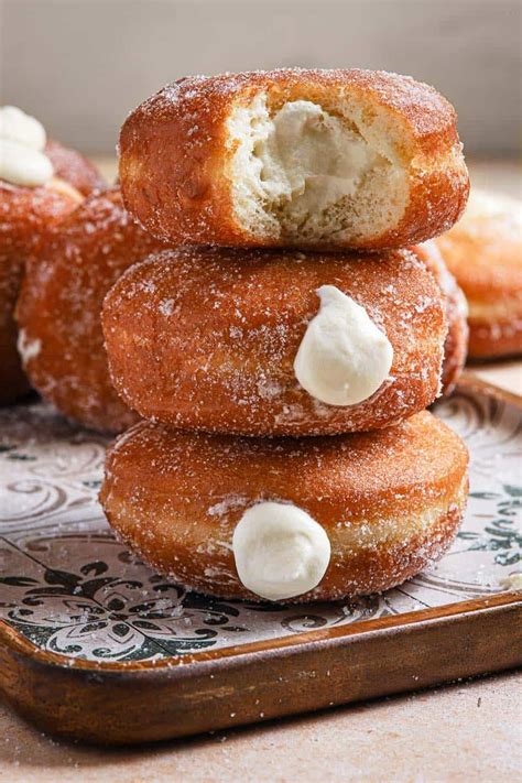 Bavarian cream donut. Bavarian Cream Authentic recipe. PREP 15min. COOK 20min. READY IN 35min. This Bavarian cream recipe sticks to its traditional roots, providing a classic, unadulterated version of the beloved dessert. The preparation involves some basic cooking steps like boiling, mixing, and setting in the fridge, making it quite accessible even for novice cooks. 