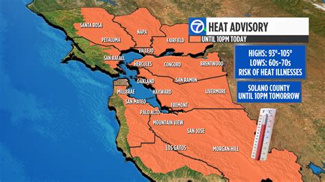 Bay Area Heat Advisory extended through Saturday