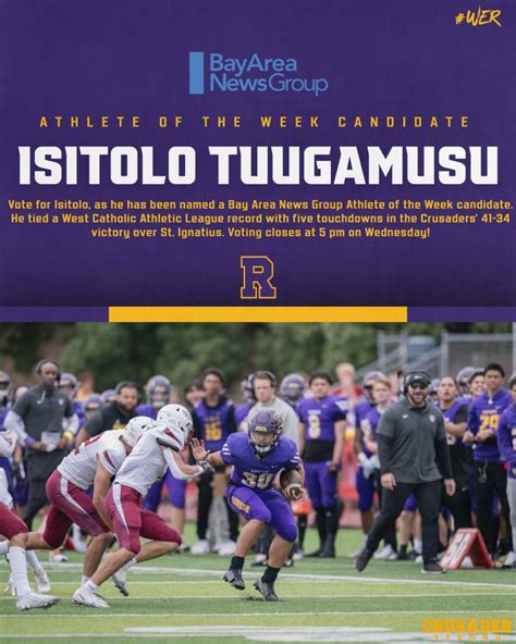 Bay Area News Group boys athlete of the week: Isitolo Tuugamusu, Archbishop Riordan football
