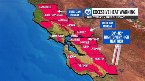 Bay Area heat wave: Here's how hot it's expected to get today