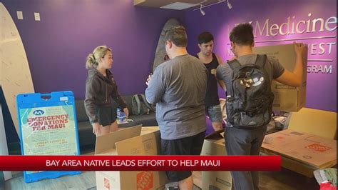 Bay Area native leads effort to help Maui