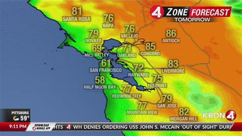 Bay Area weather ‘a bit odd’ but a cool clearing is expected
