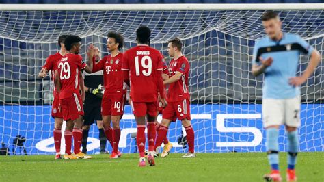 Bayern Munih Lazio Şampiyonlar Ligi Karşılaşması.