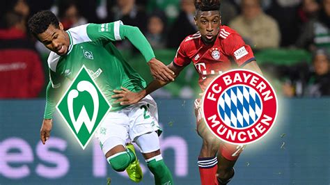 Bayern vs werder. Jun 16, 2020 · Bayern Munich could be just 90 minutes away from winning the Bundesliga title when the club heads on the road to face Werder Bremen on Tuesday needing a victory to clinch the crown, and an ... 