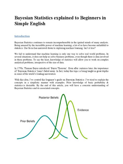 Bayesian Statistics — Explained in simple terms with ...