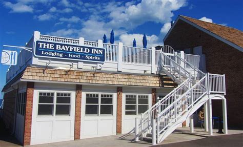 4.7. Value. 4.4. Bayfield's premier lodging establishment located on the shoreline of the Apostle Islands National Lakeshore. Our exclusive downtown location is central to restaurants, shops, and attractions and within walking distance of the Apostle Islands Cruise Service and the Madeline Island Ferry Line. The Bayfield Inn is newly renovated ...