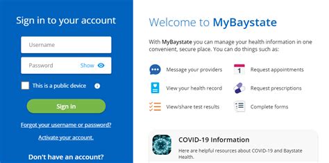 Baystate Patient Portal Login - Tecupdate.com