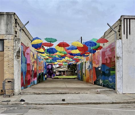 Baytown, Texas Umbrella Alley. Rob Sneed Flickr