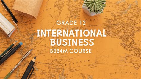 Bbb4m.  The BBB4M Grade 12 International Business course examines the importance of inter...