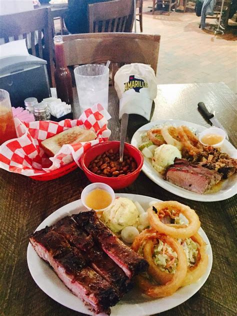 Bbq amarillo tx. We can smoke briskets, holiday hams, turkeys, prime rib, or tenderloin. Each piece varies in price. $20.00 a piece, and $25.00 for prime rib or tenderloin. Try Dyer's for dinner and enjoy Texas made BBQ classics like prime rib, brisket, … 