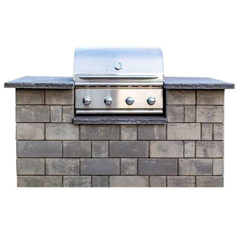 Bbq island kit.  Powerful Heat & Professional Grill Zone &ndash; Features 6 burners wit...