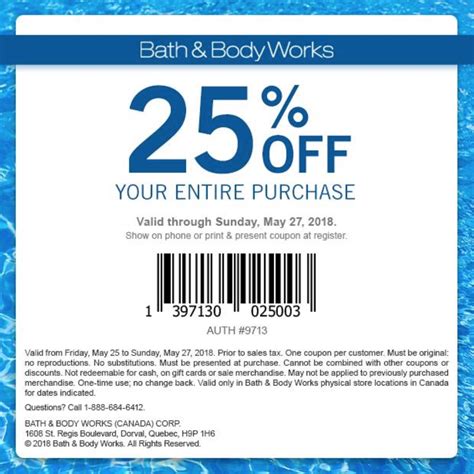  Reveal this promo to receive up to 30% - 50% off Sale Items and shop top offers at Bath & Body Works. New items added weekly. Get up to 20% off New Hand Soaps & Sanitizers when you use this Bath & Body Works coupon. Buy 3, Get 2 or Buy 2, Get 1 Free for Mix & Match on Body Care. .