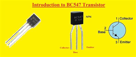 Bc547 transistor use.  In modern electronics, it All Transistors.  The BC5...
