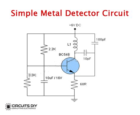Bc548 circuit.  Simple Metal detector circuits are portable electronic devi...