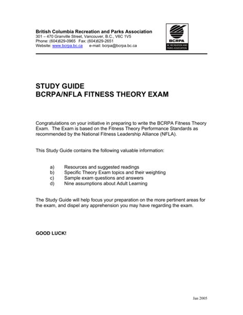 Bcrpa fitness theory exam study guide. - Rentabilidad de las grandes empresas industriales españolas.