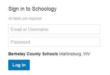 Go to https://bradleyschools. schoology.com. (Please make sure the URL is https - Schoology is a secured website). It will prompt you to log in with your student's BCS Google account. . 